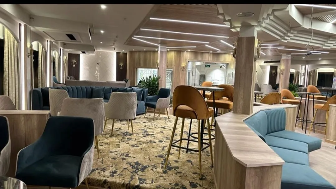 Lounge aboard the Royal Beau Rivage Nile cruise